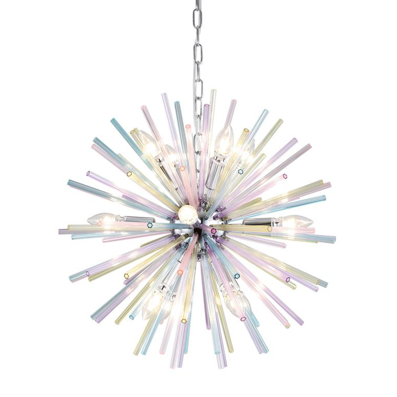 Люстра Colored Astra Chandelier 60 Хром в Самаре | Loft Concept 