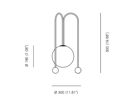 Настольная лампа Michael Anastassiades Fontana Amorosa Bell в Самаре