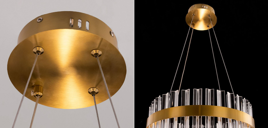 Круглая Люстра Кольцо Хрусталь диаметр 40 см RING Saturno Not Baroncelli Brass Круглая Люстра Кольцо Хрусталь диаметр 40 см RING Saturno Not Baroncelli Brass - Loft-Concept в Самаре