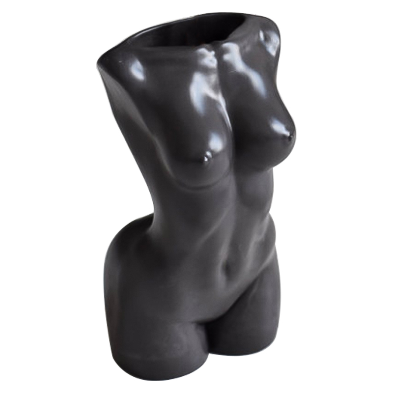 Ваза Vase Female Torso black Черный в Самаре | Loft Concept 