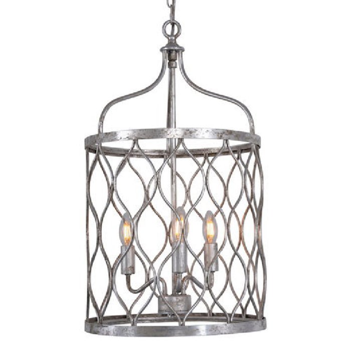 Подвесные светильники Lantern Silver Net M Pendant lamp Серебряный в Самаре | Loft Concept 