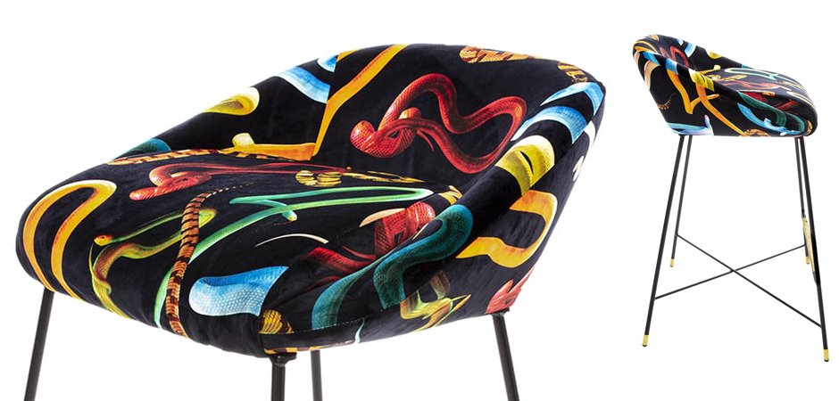 Барный стул Seletti High Stool Snakes Барный стул Seletti High Stool Snakes - Loft-Concept в Самаре