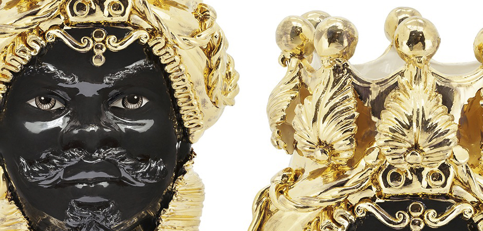 Ваза VASE MORO MAN BIG DREAMS gold Ваза VASE MORO MAN BIG DREAMS gold - Loft-Concept в Самаре
