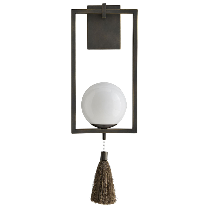 Бра Arteriors TRAPEZE SCONCE Белый Черный в Самаре | Loft Concept 