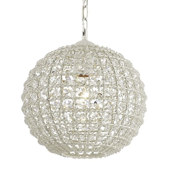 Люстра Casbah Crystal Pendant Globe Прозрачный Белый в Самаре | Loft Concept 