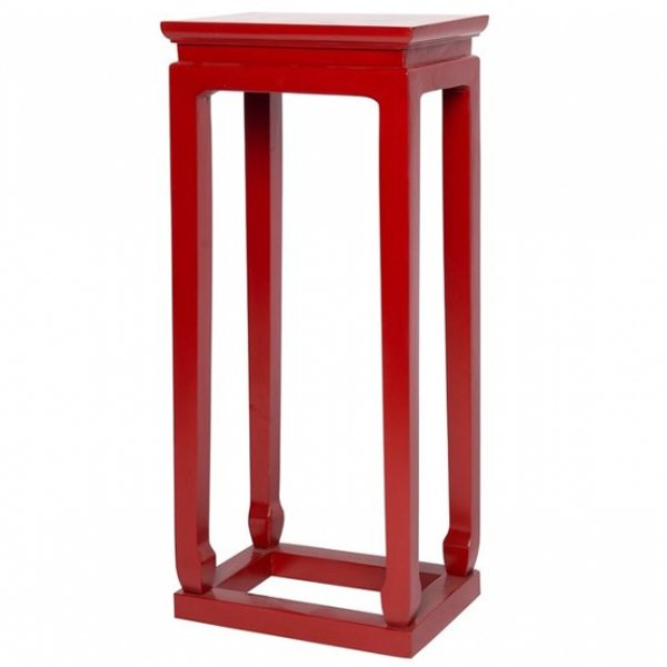 Приставной столик Chinese Side Table Red Красный в Самаре | Loft Concept 