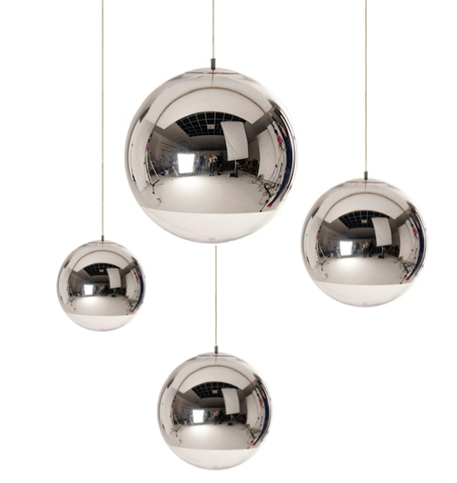 Подвесной светильник Mirror Ball Серебряный в Самаре | Loft Concept 