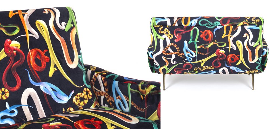 Диван Seletti Sofa Two Seater Snakes Диван Seletti Sofa Two Seater Snakes - Loft-Concept в Самаре