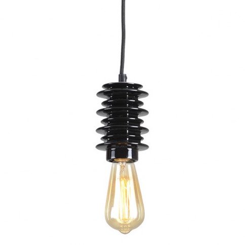 Подвесной светильник Insulator Pendant Black Черный в Самаре | Loft Concept 