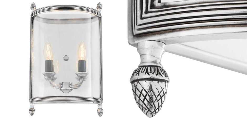 Бра Wall Lamp Lennon M Silver - Loft-Concept в Самаре