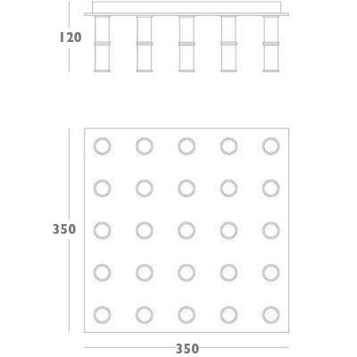 Потолочный светильник Meurice Flush Mount Ceiling Light в Самаре