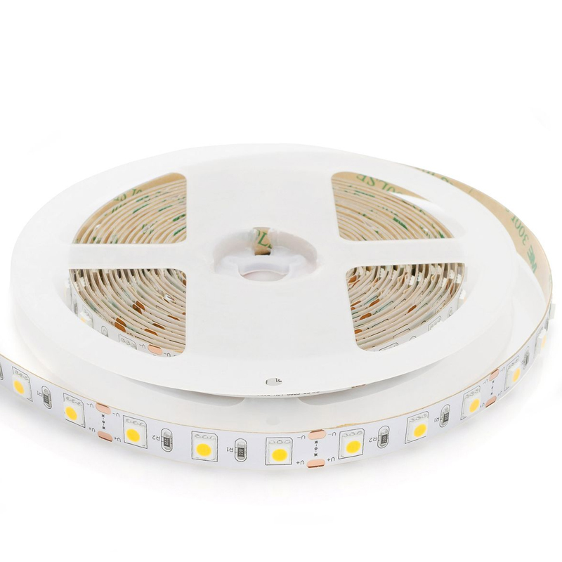 Светодиодная лента 14,4W/m 60LED/m 5050SMD теплый белый Белый в Самаре | Loft Concept 