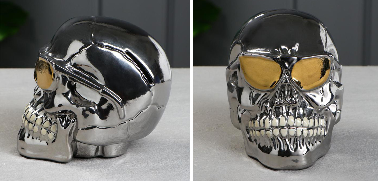 Статуэтка Silver Skull - фото