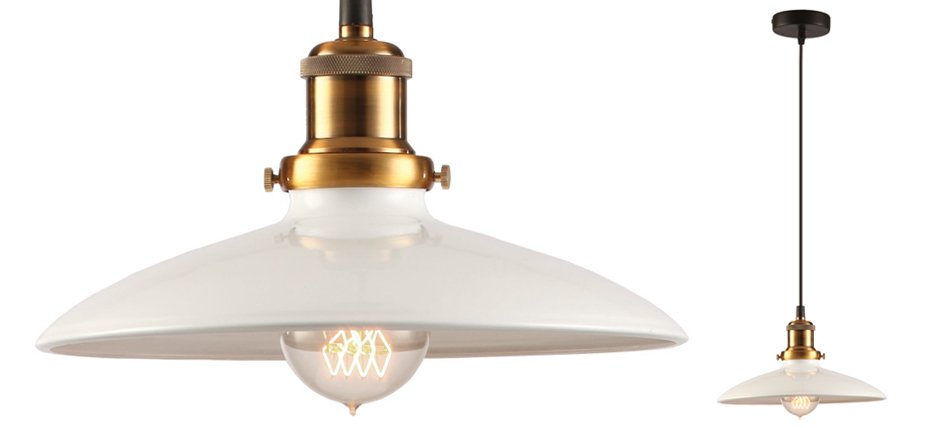 Подвесной светильник Loft Industrial White Bronze Подвесной светильник Loft Industrial White Bronze - Loft-Concept в Самаре