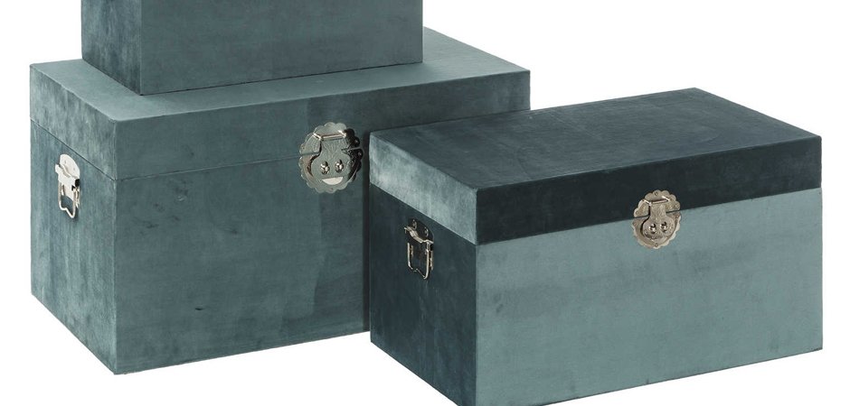 Комплект сундуков Turquoise Texture Комплект сундуков Turquoise Texture - Loft-Concept в Самаре