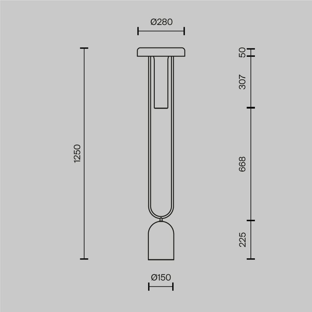 Напольный торшер светодионый Ikebana 3000К 24Вт в Самаре