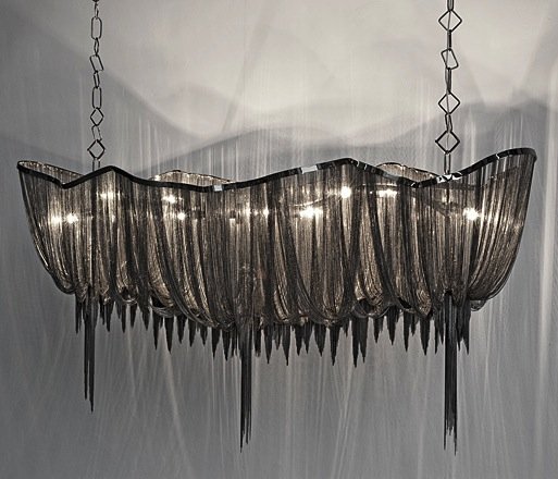 Люстра Atlantis Aluminium Chain Chandelier  в Самаре | Loft Concept 