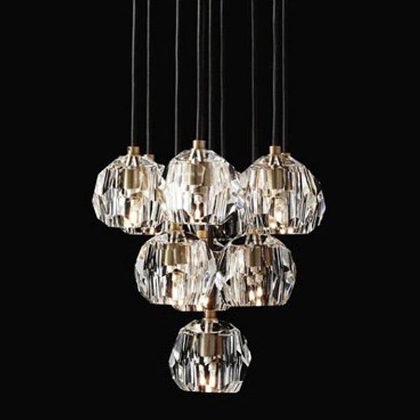 Люстра Boule De Cristal Round Cluster Chandelier 10  Латунь в Самаре | Loft Concept 