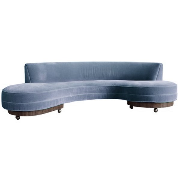 Early Vladimir Kagan Sofa Сизый в Самаре | Loft Concept 