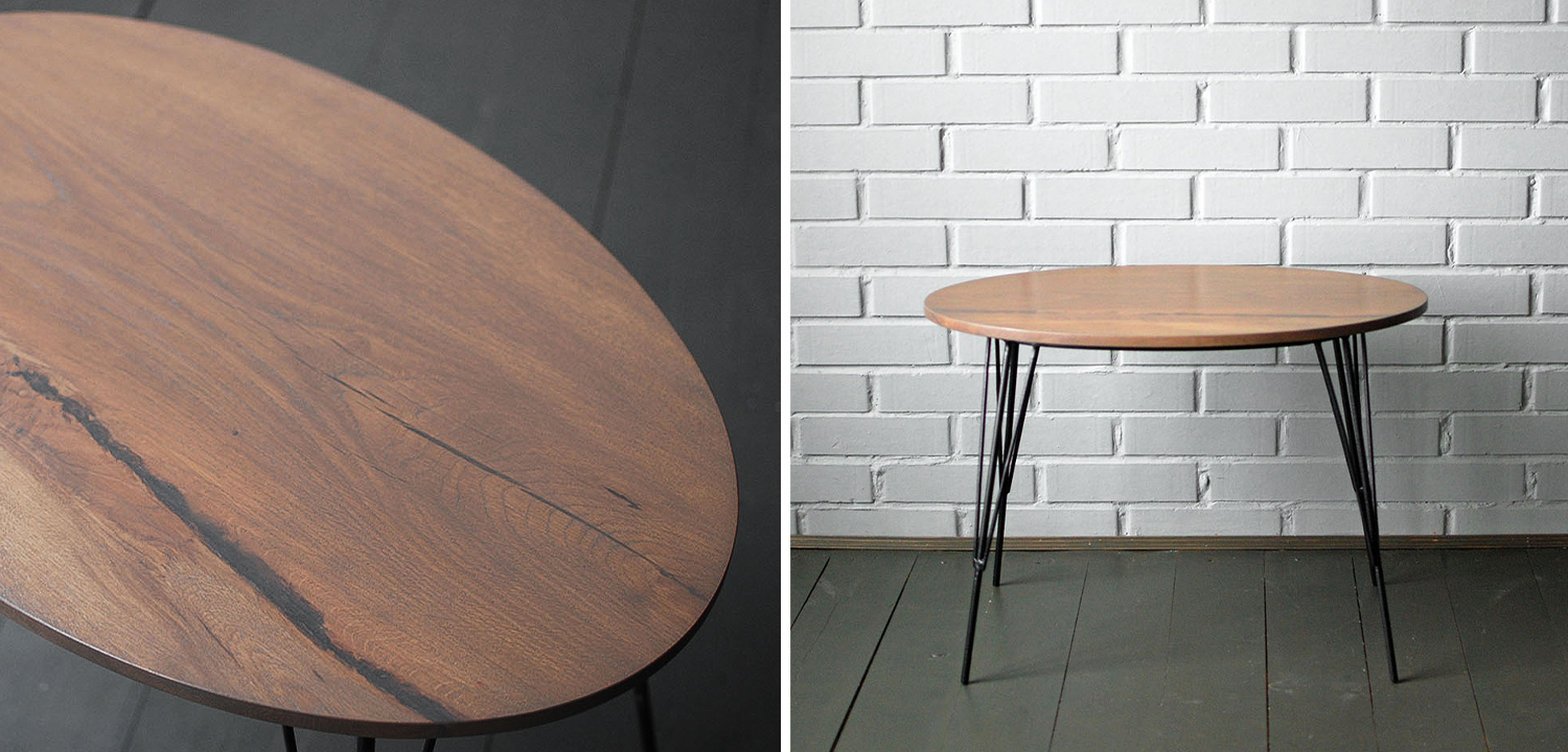 Кофейный стол Amani Industrial Metal Rust Coffee Table - фото