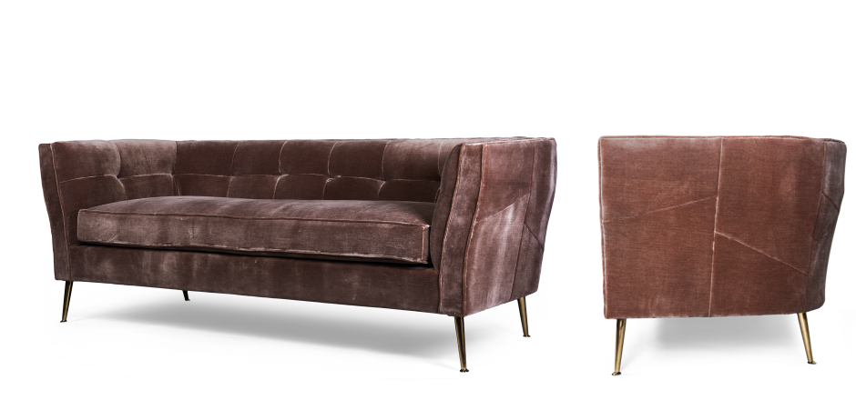 Диван трехместный Flatter brown Диван трехместный Flatter brown - Loft-Concept в Самаре
