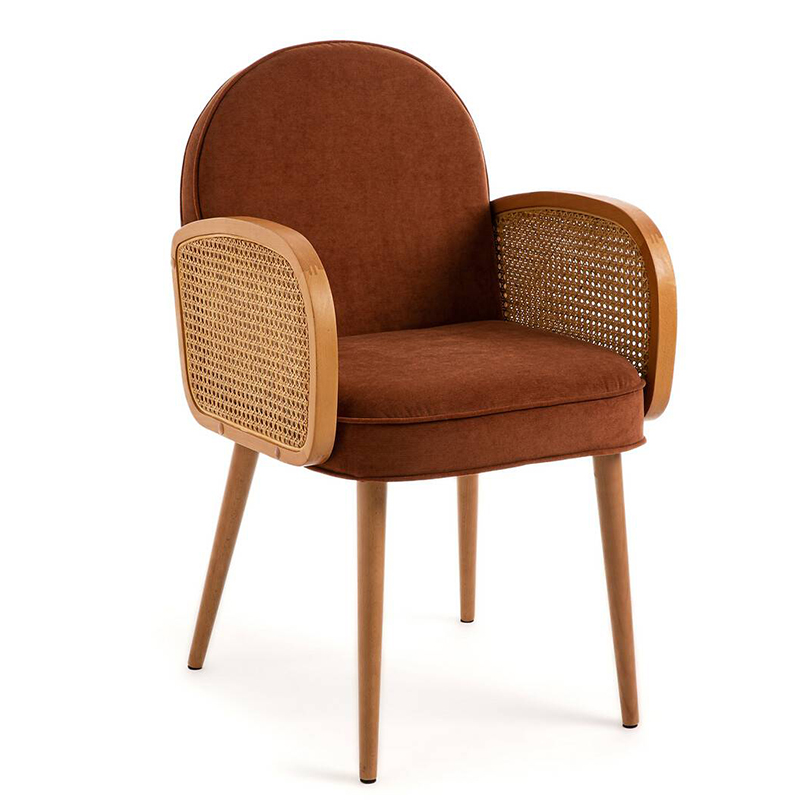 Стул Morten Wicker Terracotta Chair Терракотовый в Самаре | Loft Concept 