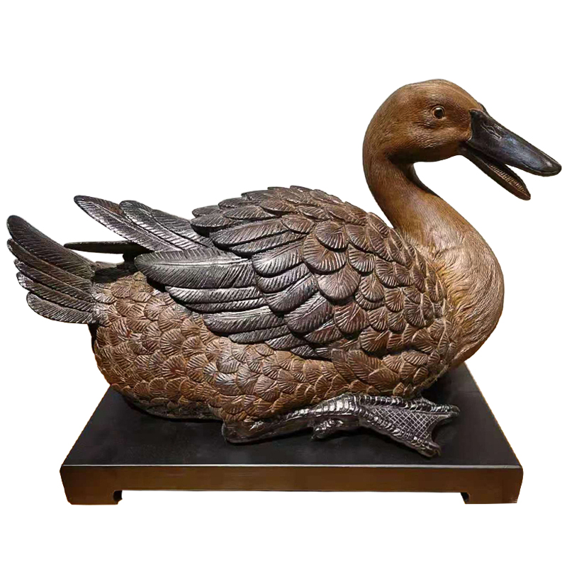Статуэтка Terracotta Duck Коричневый Статуэтка Terracotta Duck Коричневый в Самаре | Loft Concept