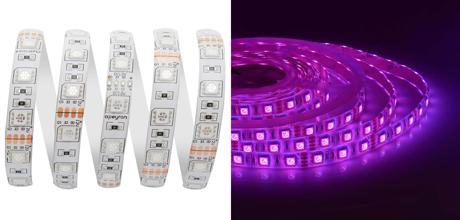 Светодиодная влагозащищенная лента 14,4W/m 60Led/m 5050SMD разноцветная 1M Светодиодная влагозащищенная лента 14,4W/m 60Led/m 5050SMD разноцветная 1M - Loft-Concept в Самаре