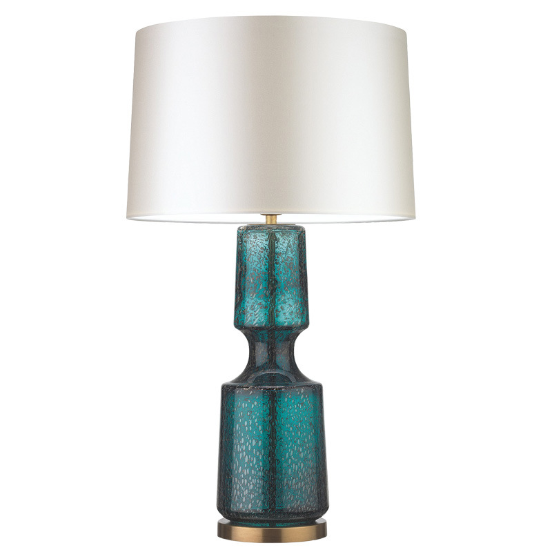 Настольная лампа Antero Teal Table Lamp Бирюзовый Молочный в Самаре | Loft Concept 