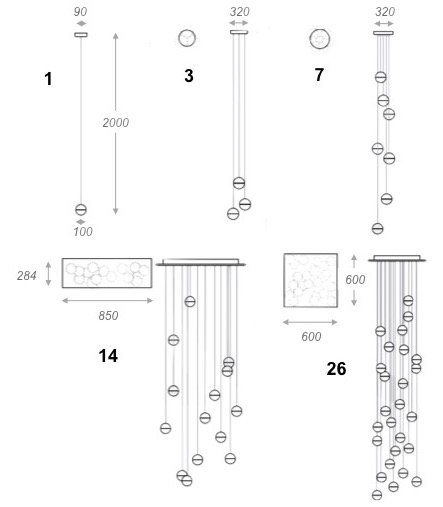Bocci Led Crystal Glass Ball 1 в Самаре