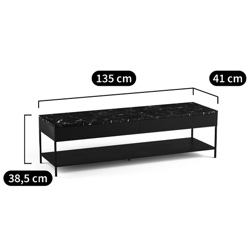 ТВ-тумба с мраморной столешницей Vayo Marble TV Stand в Самаре