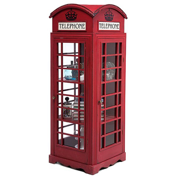 Витрина "Телефонная будка" London telephone box Красный (Red) в Самаре | Loft Concept 