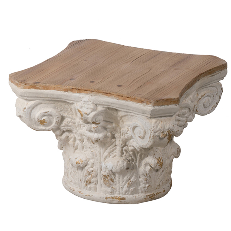 Приставной стол Ancient Roman Column Side Table Белый в Самаре | Loft Concept 