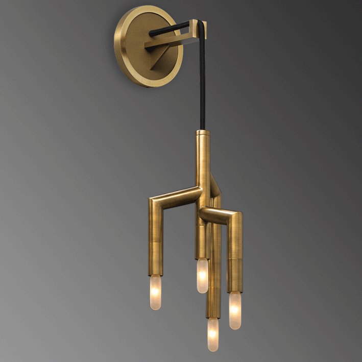 Бра Jonathan Browning - RAMEAU Wall Lamp Латунь в Самаре | Loft Concept 