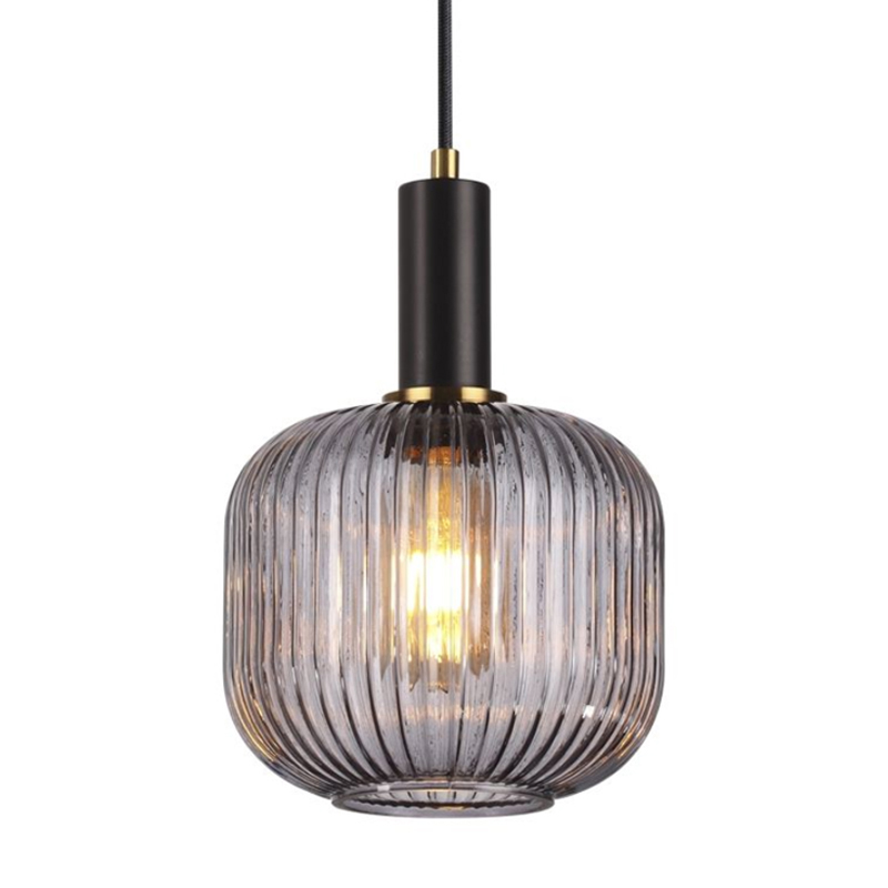 Подвесной светильник Ferm Living chinese lantern Gray Серый (Gray) Черный в Самаре | Loft Concept 