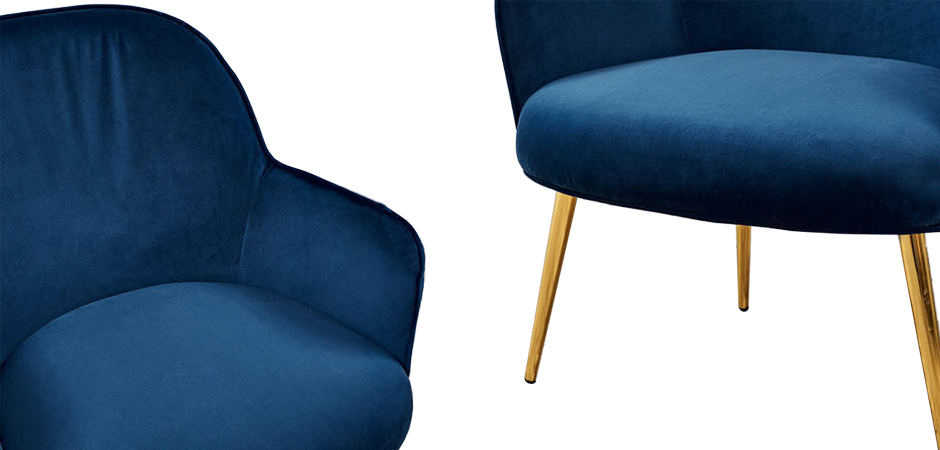 Кресло Waldeck Chair Blue Кресло Waldeck Chair Blue - Loft-Concept в Самаре