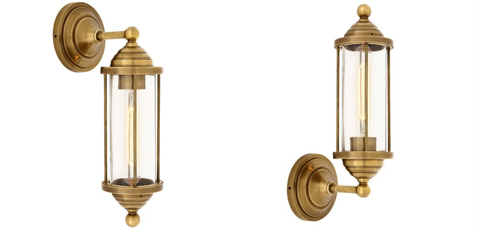 Бра Eichholtz Wall Lamp Clayton Brass Бра Eichholtz Wall Lamp Clayton Brass - Loft-Concept в Самаре