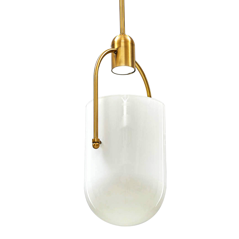 Подвесной светильник Allied Maker Hanging Lamp Золотой Белый в Самаре | Loft Concept 