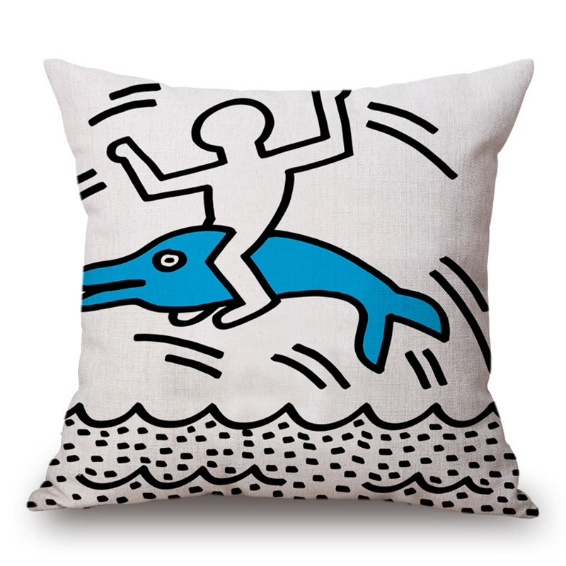 Подушка Keith Haring 13 Мульти в Самаре | Loft Concept 