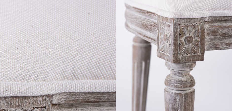 Стул REGENCY MEDALLION CHAIR Avory Linen - фото №1