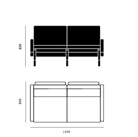 Диван PK31 2 Seat в Самаре