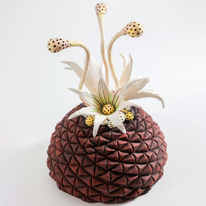 Статуэтка тропический фрукт Pandora Tropical Fruit Brown Red Creamy Flowers Мульти Кремовый Красный в Самаре | Loft Concept 