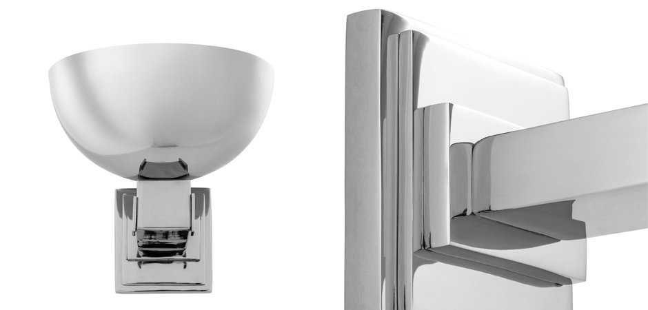 Бра Eichholtz Wall Lamp Haussman Nickel - Loft-Concept в Самаре