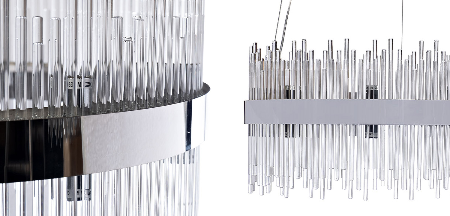 Люстра Nembus Chandelier 60 chrome - фото