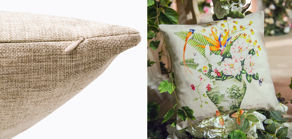 Декоративная подушка Bouquet with Strelitzia Pillow Декоративная подушка Bouquet with Strelitzia Pillow - Loft-Concept в Самаре