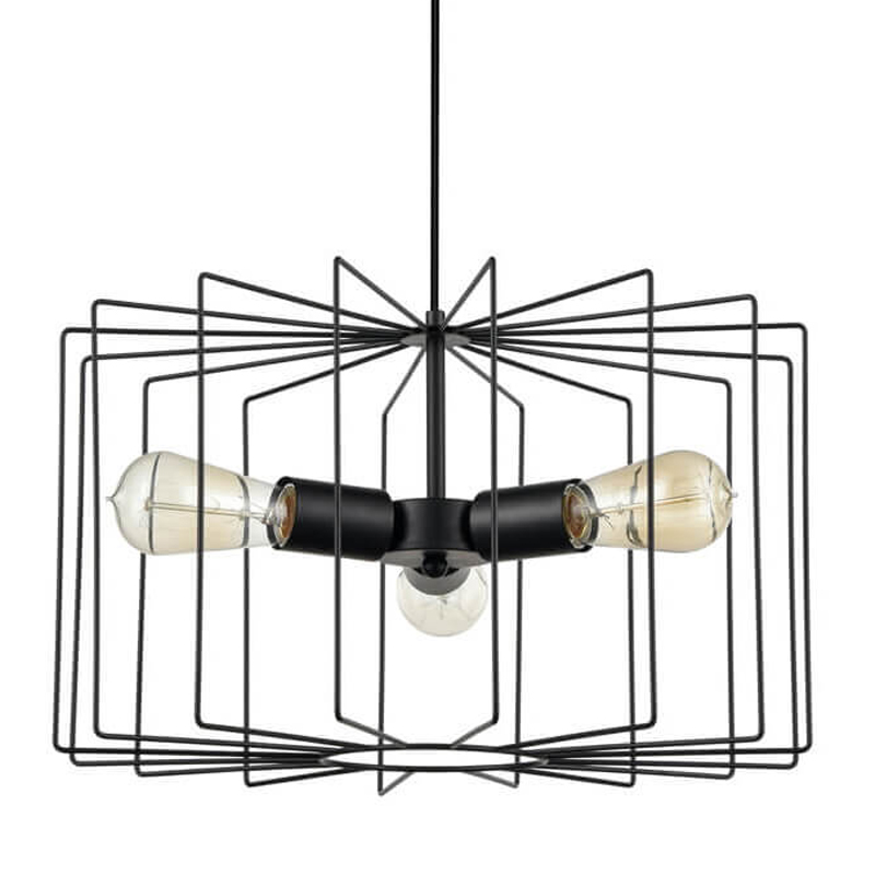 Люстра Cage Wire Color black Черный в Самаре | Loft Concept 