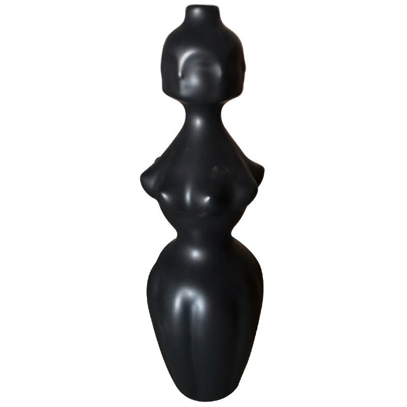 Декоративная ваза OLYMPIA VASE Black Vase Черный в Самаре | Loft Concept 