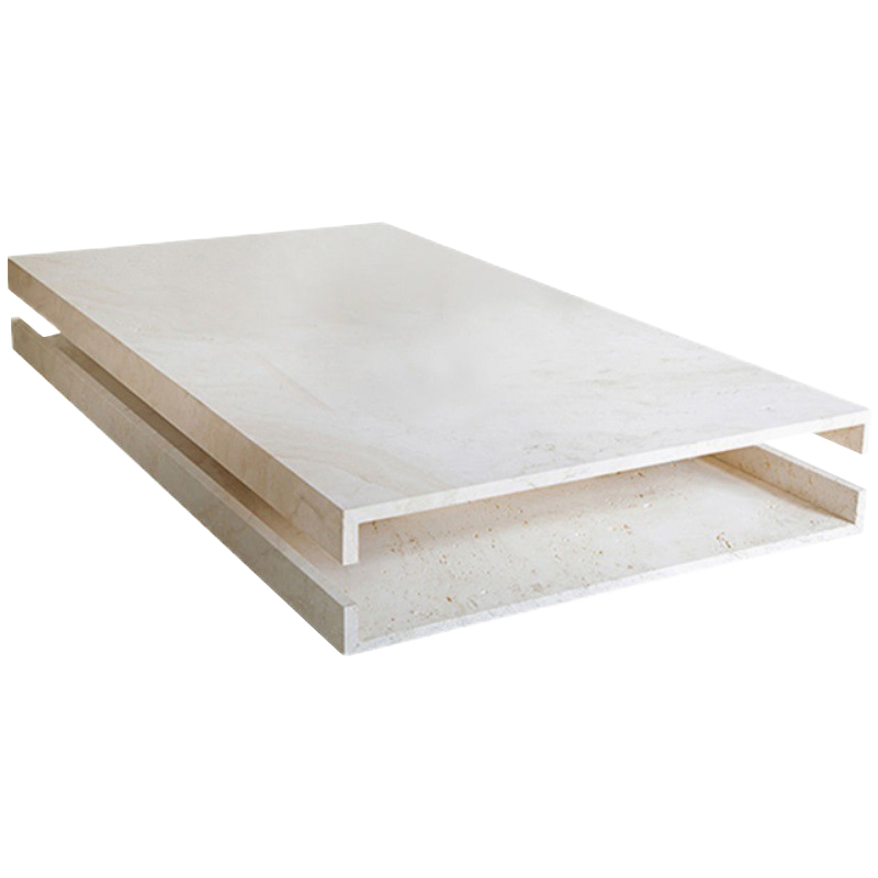 Кофейный стол Allen Travertine Coffee Table Бежевый в Самаре | Loft Concept 