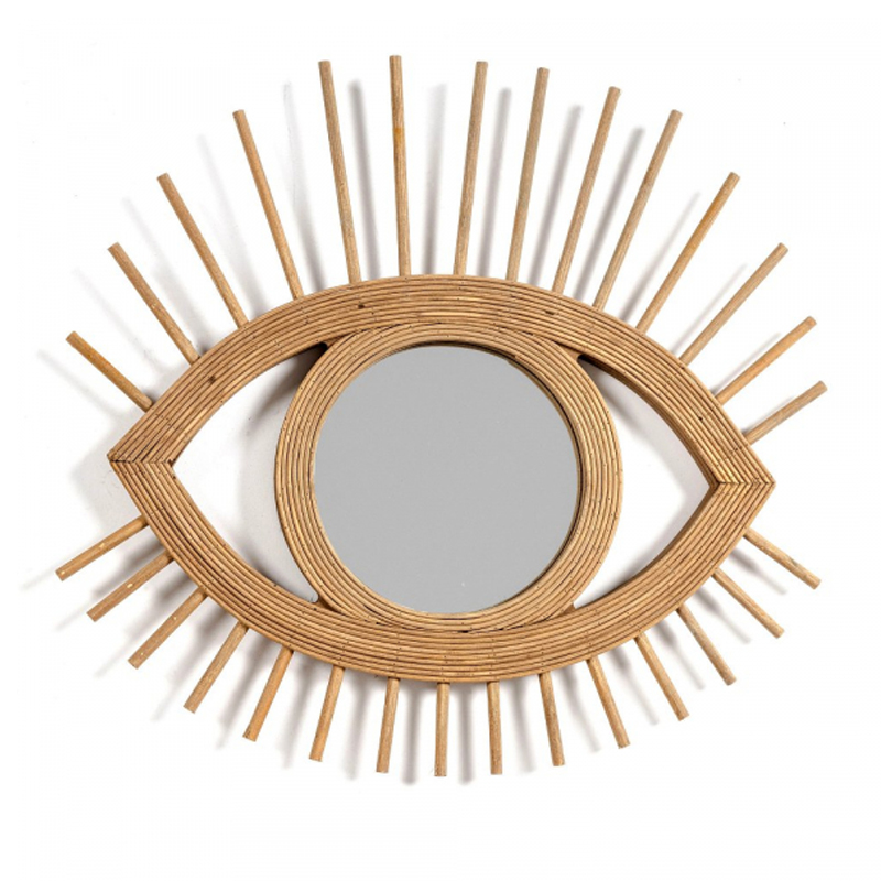 Зеркало Mirror Wooden Eye Коричневый в Самаре | Loft Concept 