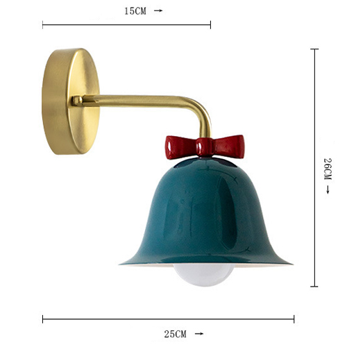 Бра Колокольчик Bell with Bow Deep Blue Wall Lamp Темно-синий в Самаре